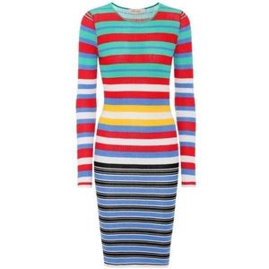 Diane Von Furstenberg Vintage Long Sleeve Sweater Dress